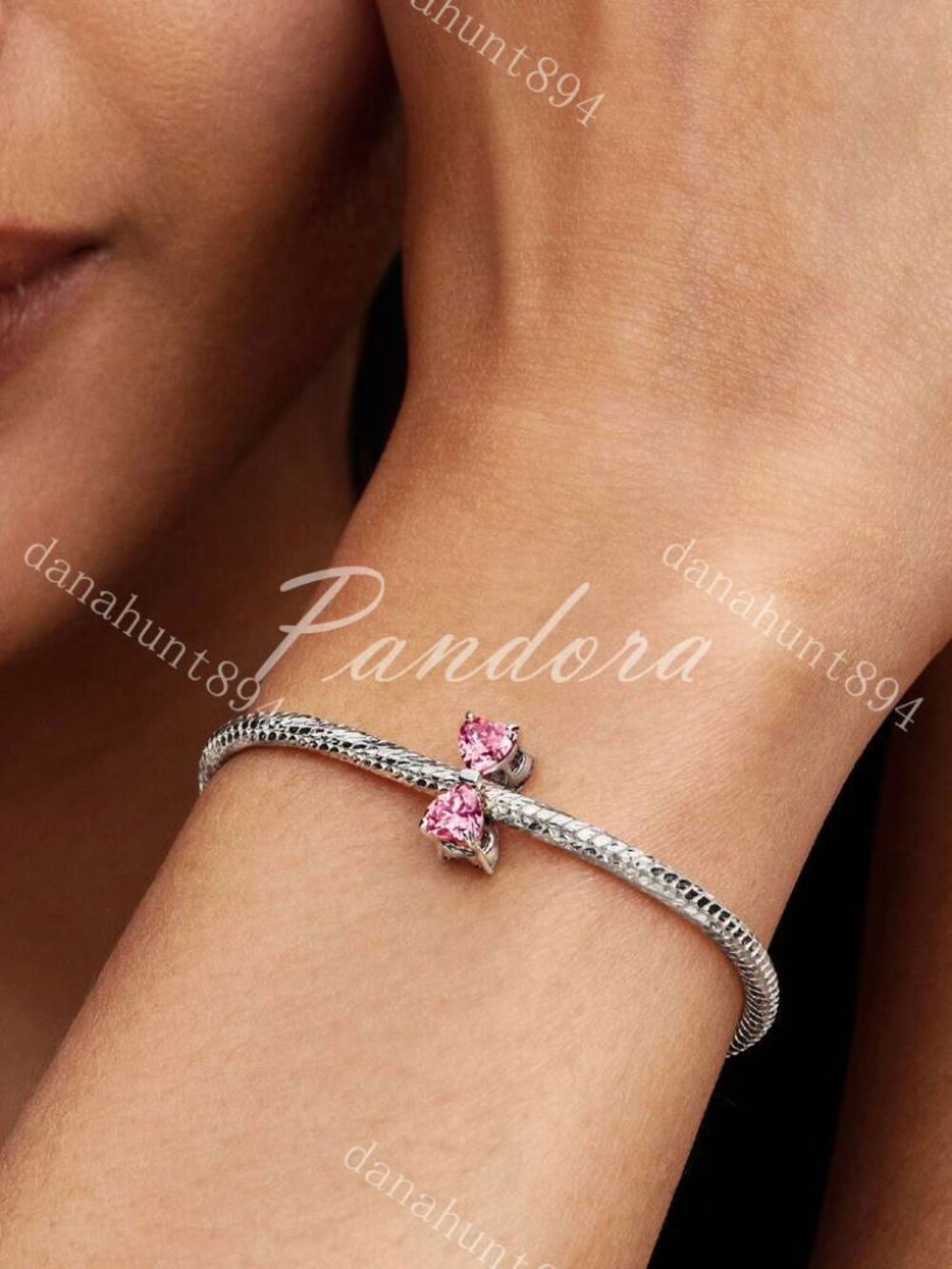 Pandora Pink Bow Charm - Picture 4 of 6